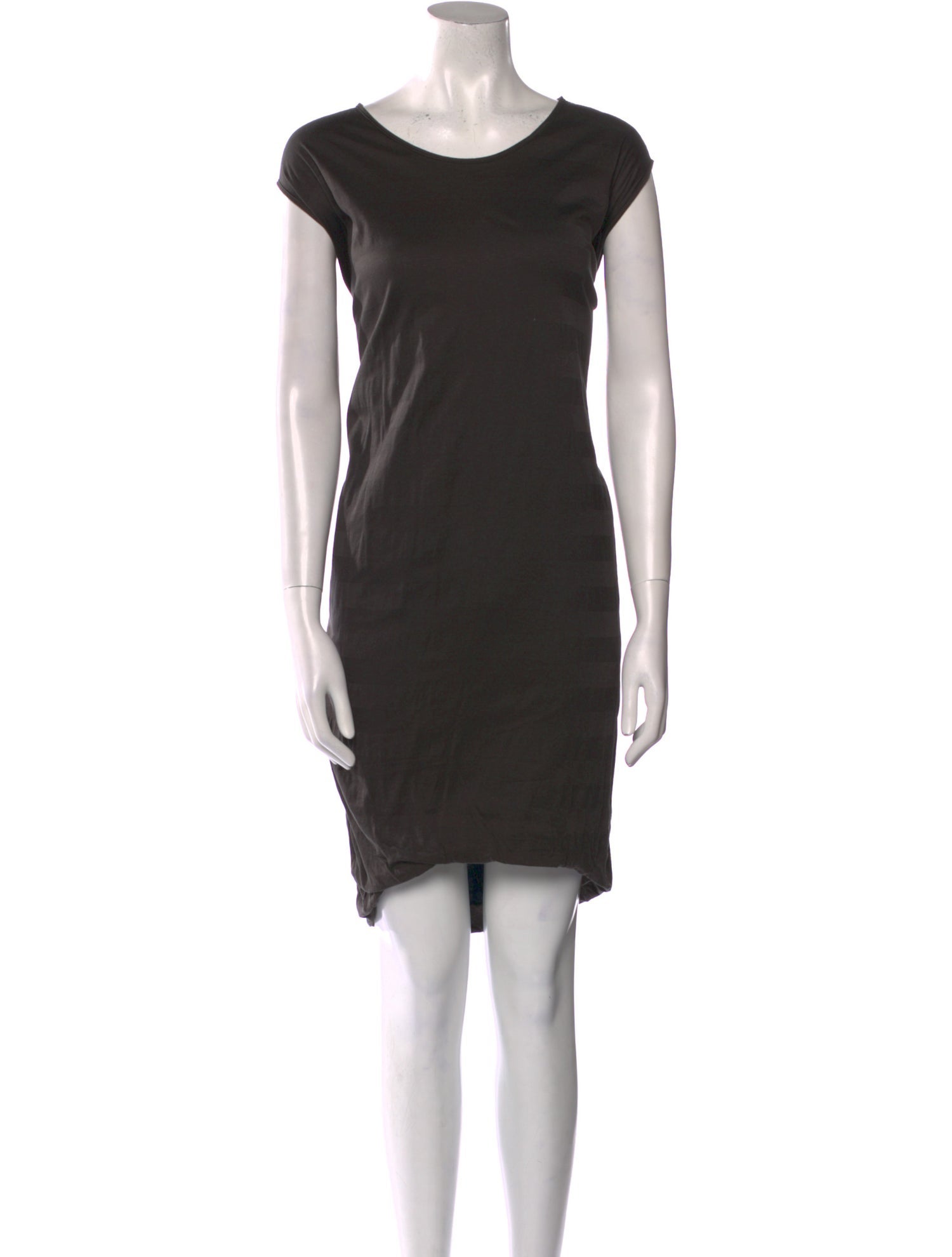 Tom Scott Bateau Neckline Knee-Length Dress