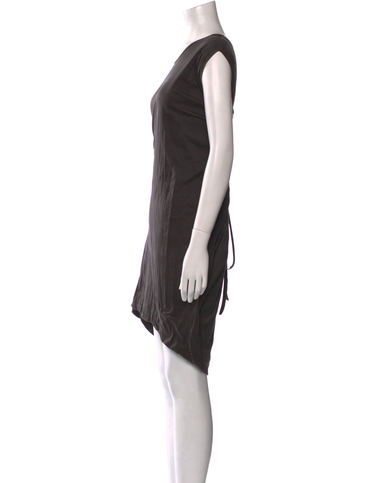 Tom Scott Bateau Neckline Knee-Length Dress