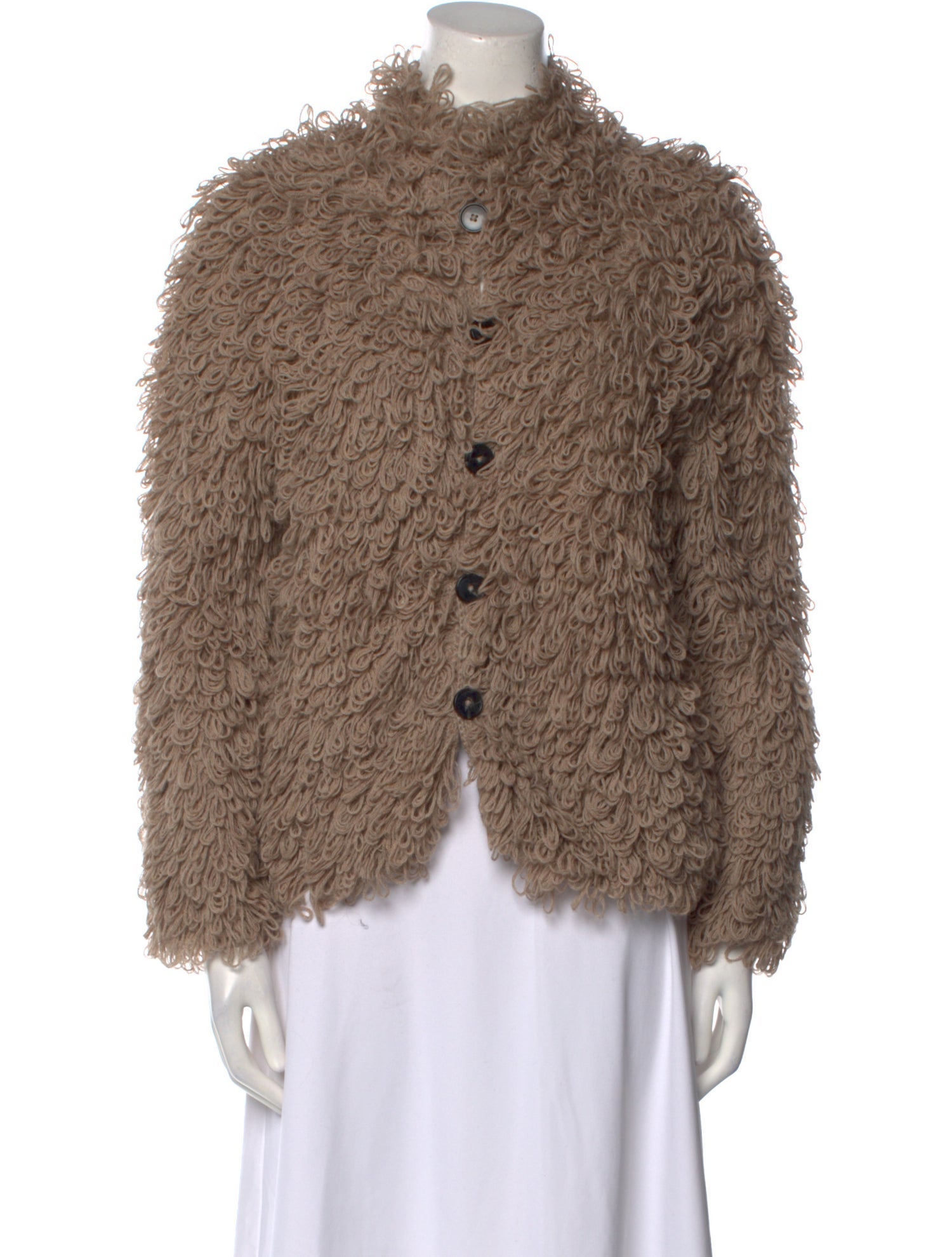 Tom Scott Baby Alpaca Mock Neck Sweater