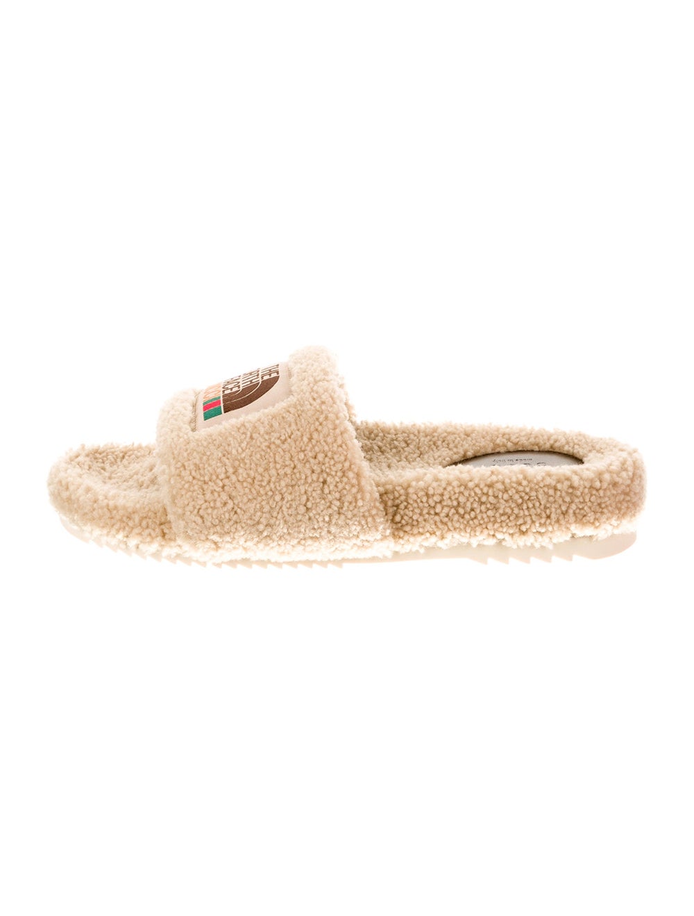 The North Face x Gucci Shearling Slides Gem