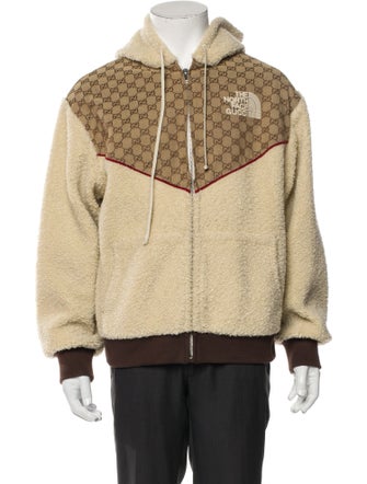 The North Face x Gucci GG Logo Graphic Print Trucker Jacket