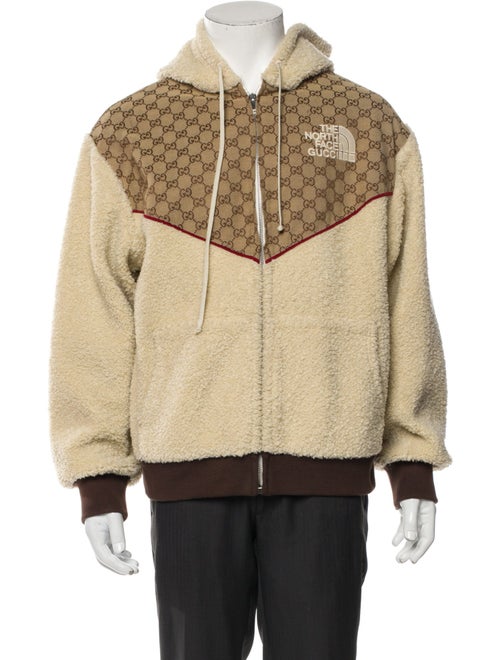 The North Face x Gucci GG Logo Graphic Print Trucker Jacket