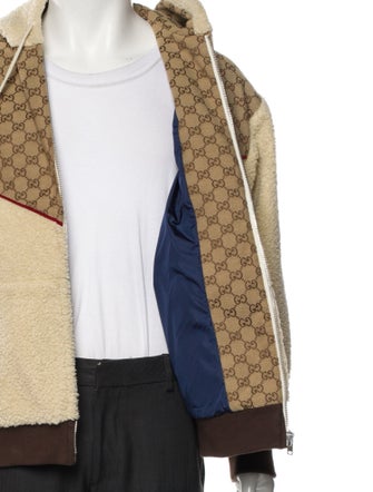 The North Face x Gucci GG Logo Graphic Print Trucker Jacket