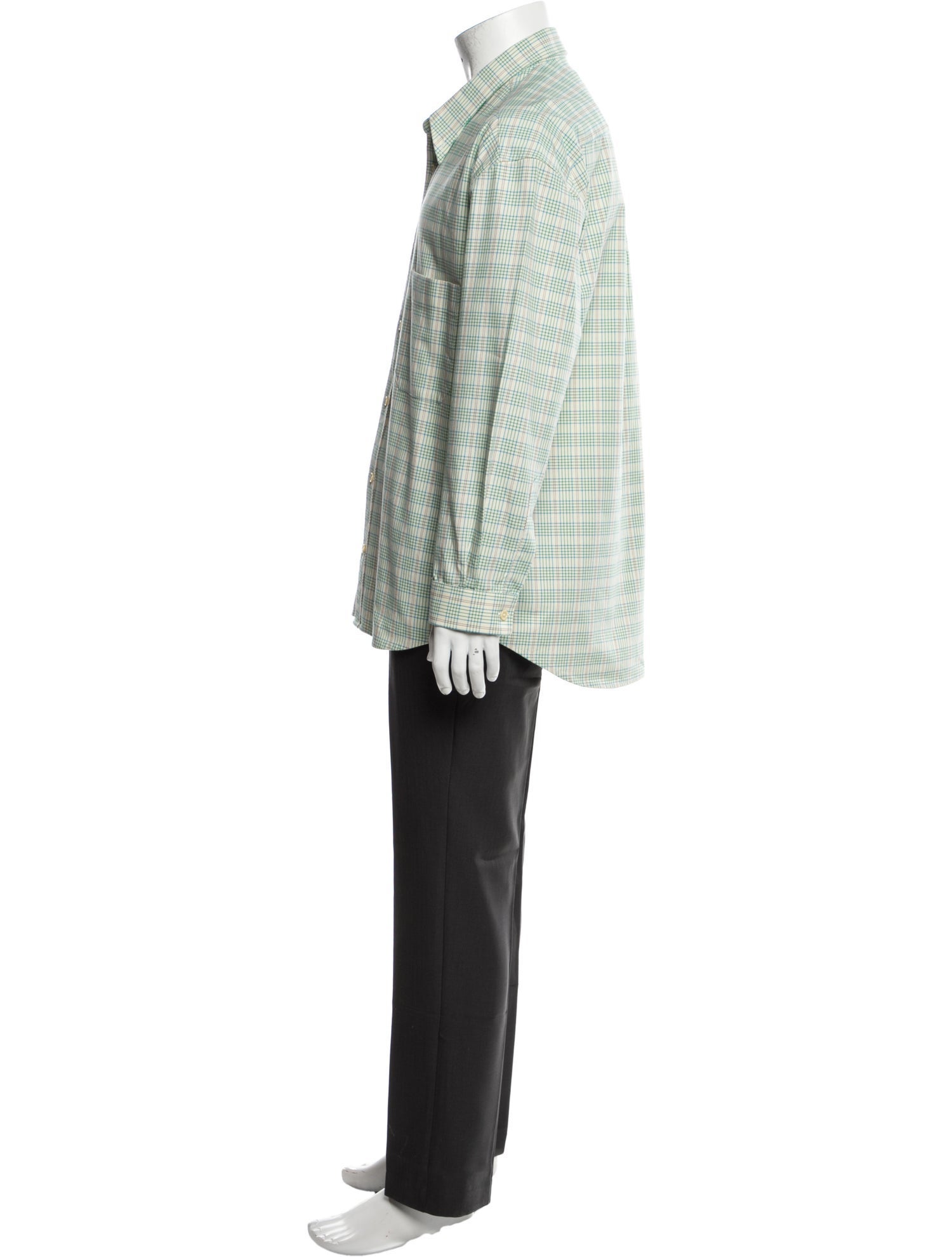 The North Face x Gucci Plaid Print Long Sleeve Shirt