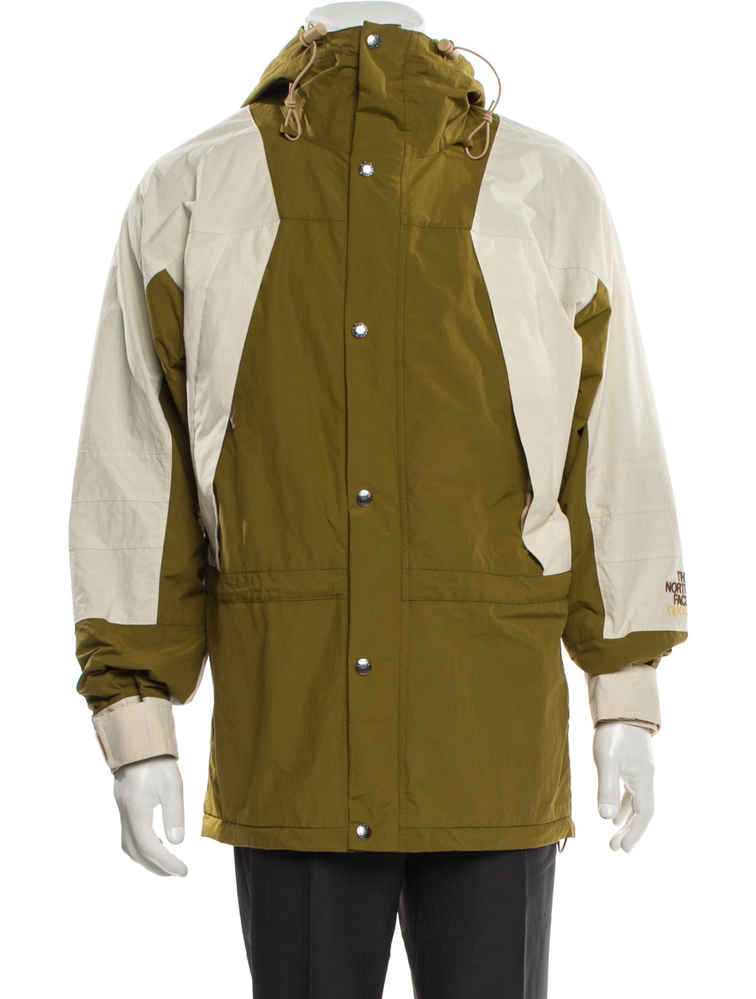 The North Face x Gucci 2021 Colorblock Pattern Windbreaker w/ Tags