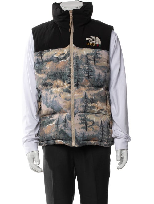 The North Face x Gucci Web Accent Printed Vest