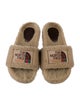 The North Face x Gucci Shearling Printed Slides