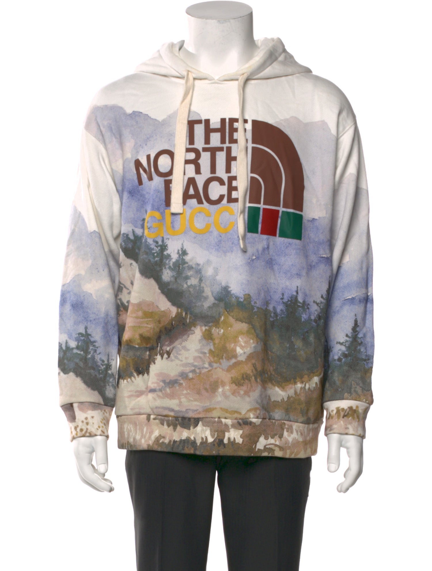 The North Face x Gucci Graphic Print Crew Neck Hoodie