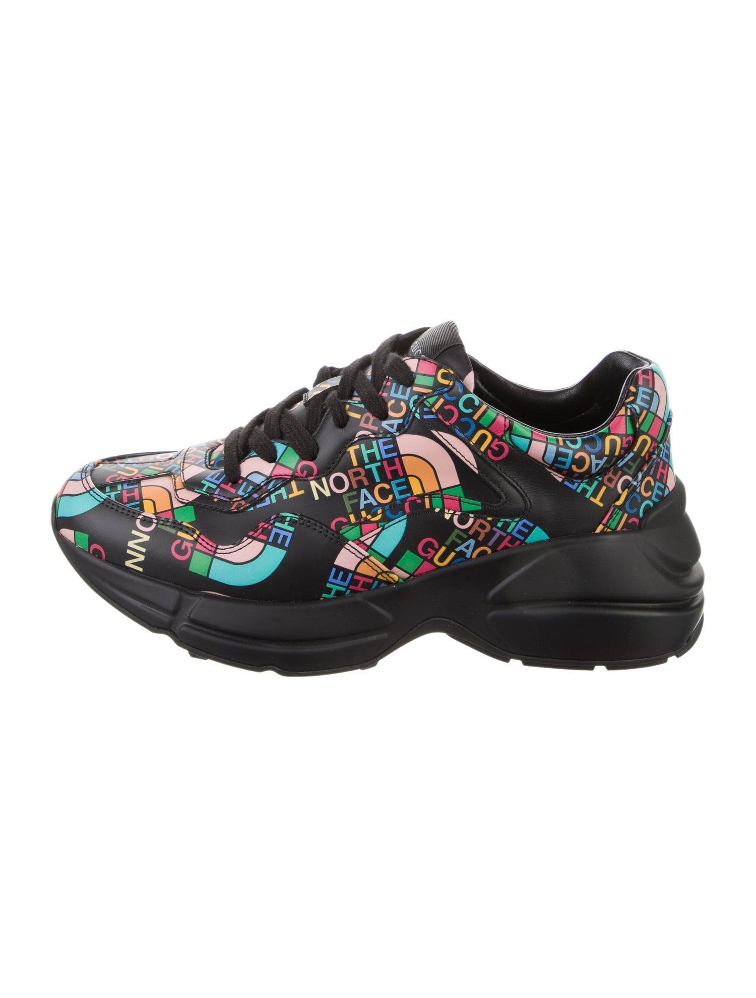 The North Face x Gucci Rhyton Chunky Sneakers w/ Tags