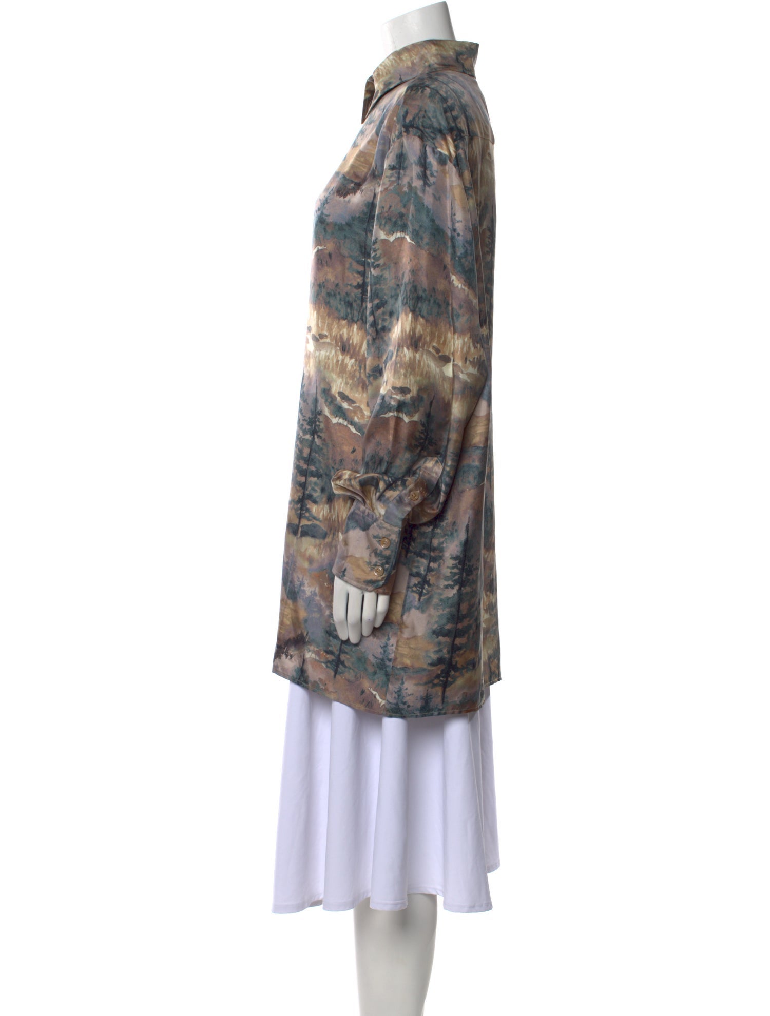 The North Face x Gucci Silk Printed Tunic w/ Tags