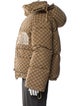 The North Face x Gucci 2021 GG Canvas Puffer Coat