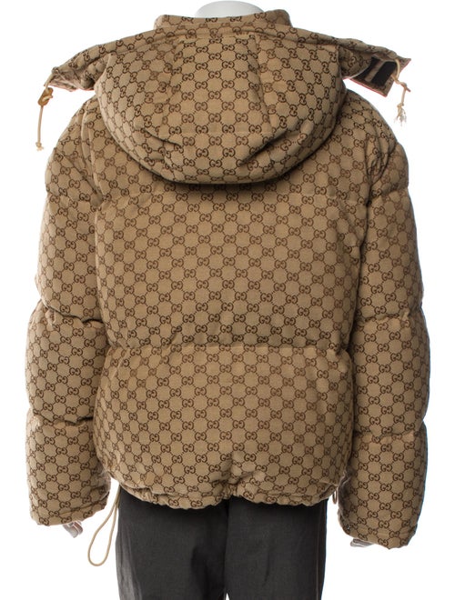 The North Face x Gucci 2021 GG Canvas Puffer Coat