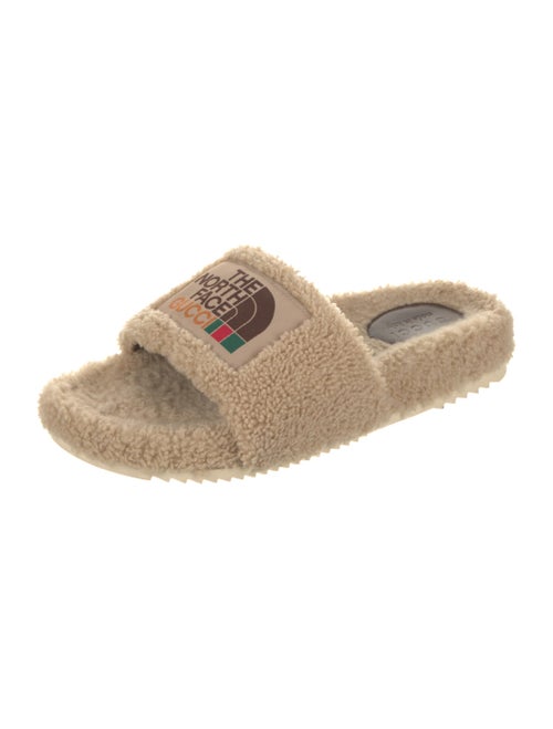 The North Face x Gucci Shearling Slides
