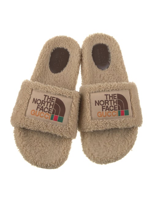 The North Face x Gucci Shearling Slides