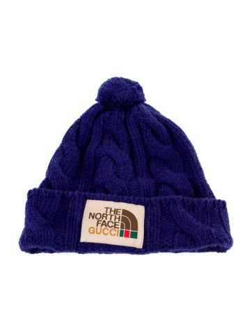 The North Face x Gucci Hats Logo Knit Beanie