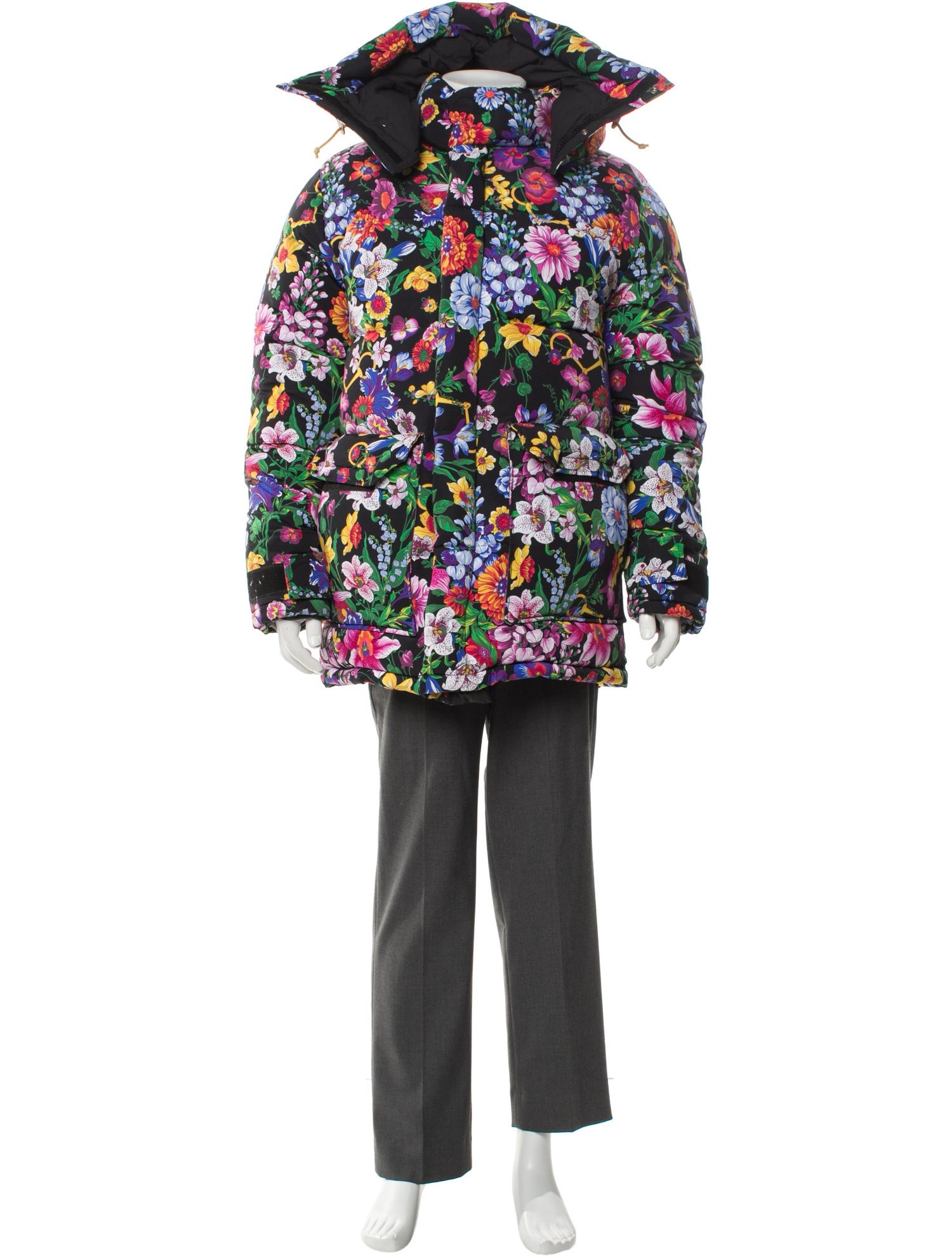 The North Face x Gucci 2020-2021 Flora Print Parka