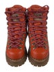 The North Face x Gucci GG Canvas Leather Combat Boots