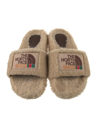 The North Face x Gucci 2021-2022 Shearling Slides