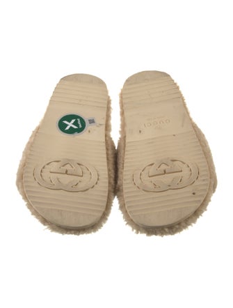 The North Face x Gucci 2021-2022 Shearling Slides