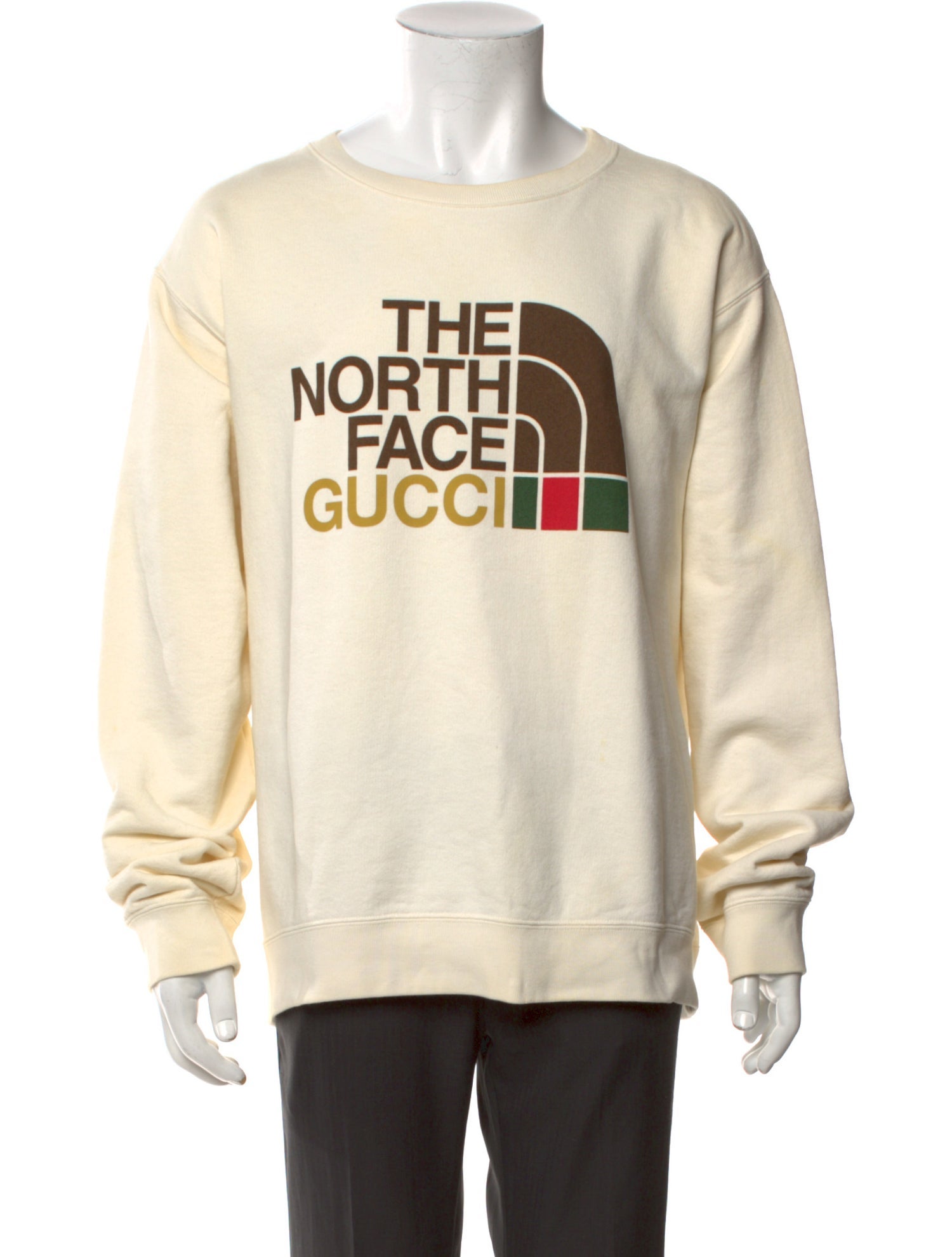 The North Face x Gucci Interlocking G Logo Crew Neck Pullover