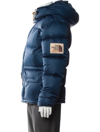 The North Face x Gucci Web Accent Puffer Coat