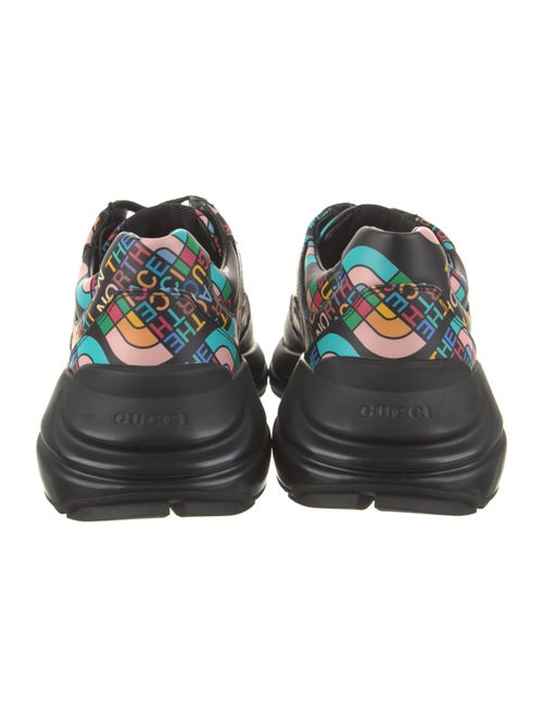 The North Face x Gucci Leather Printed Athletic Sneakers