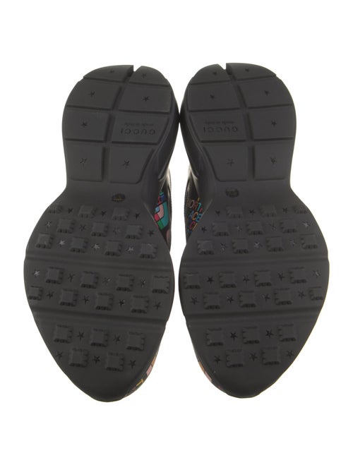 The North Face x Gucci Leather Printed Athletic Sneakers