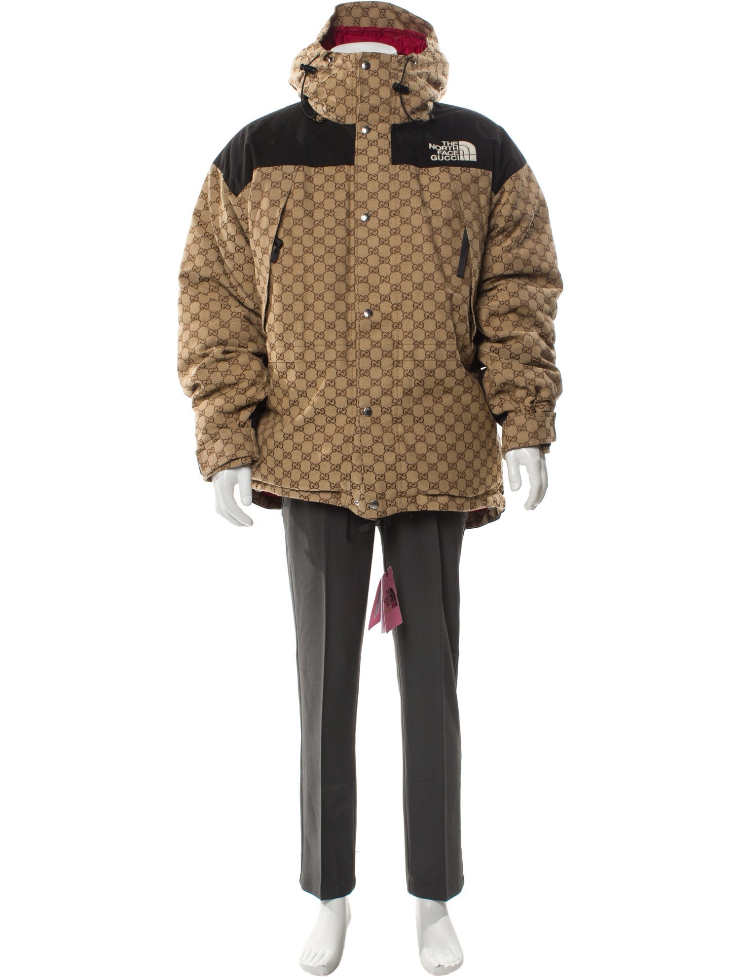 The North Face x Gucci GG Canvas Parka w/ Tags