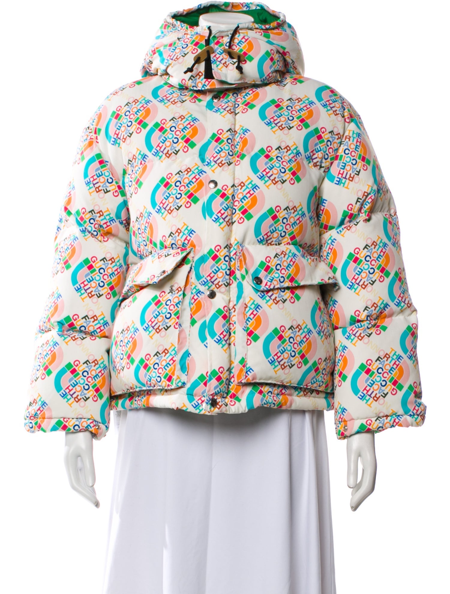 The North Face x Gucci 2022 Printed Down Jacket