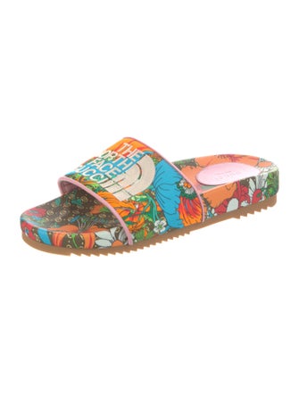 The North Face x Gucci Flora Print Slides