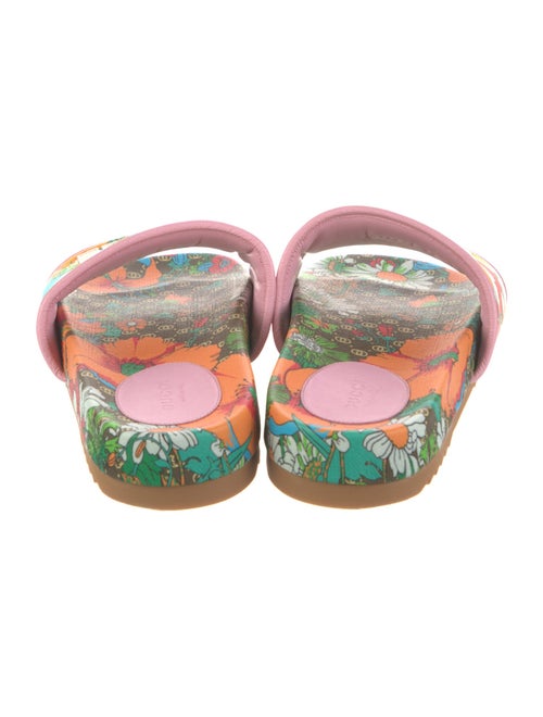The North Face x Gucci Flora Print Slides