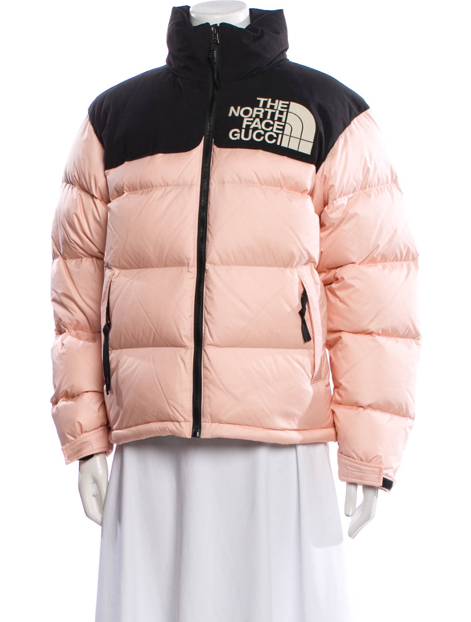 The North Face x Gucci Nylon Colorblock Pattern Coat