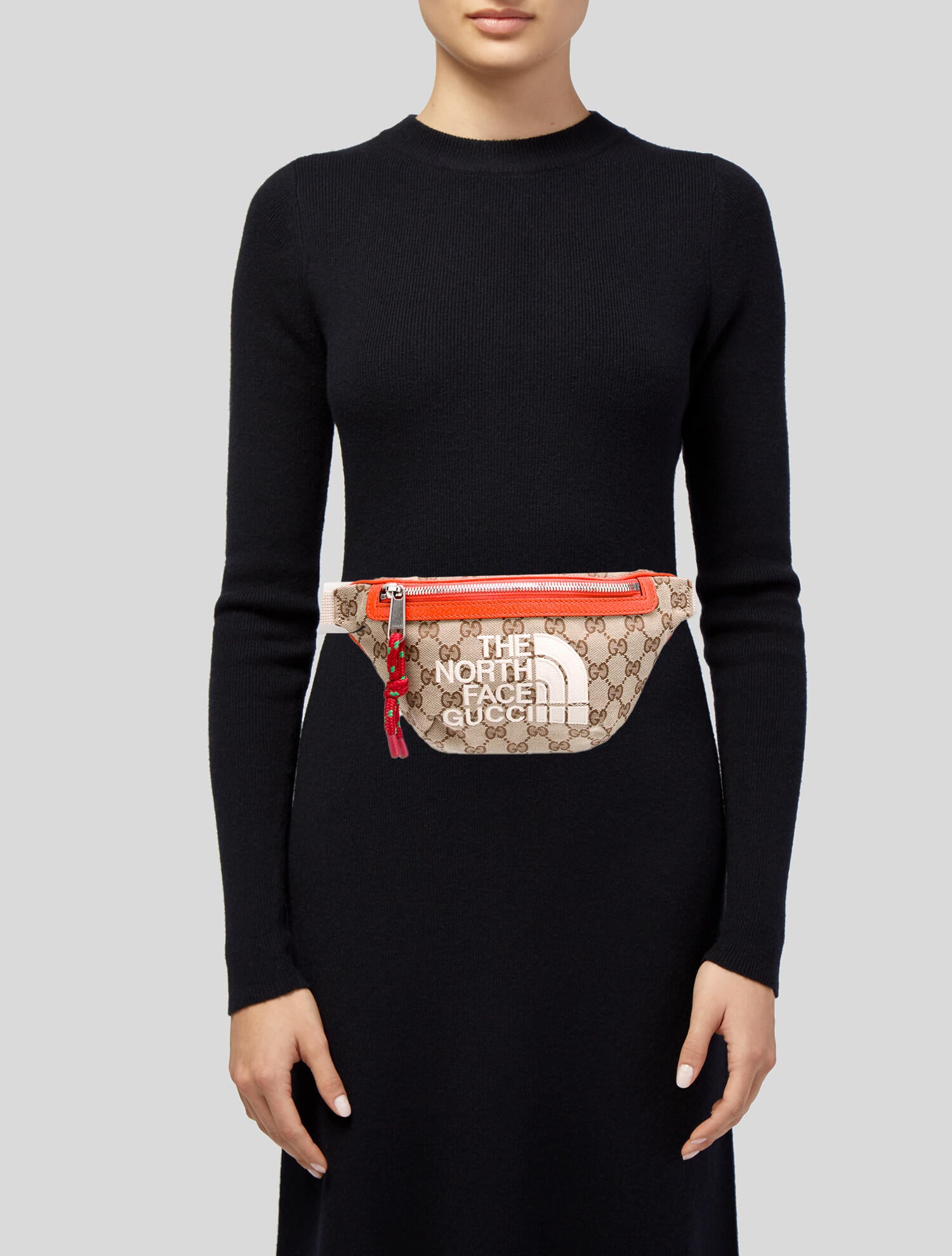 The North Face x Gucci GG Canvas Belt Bag