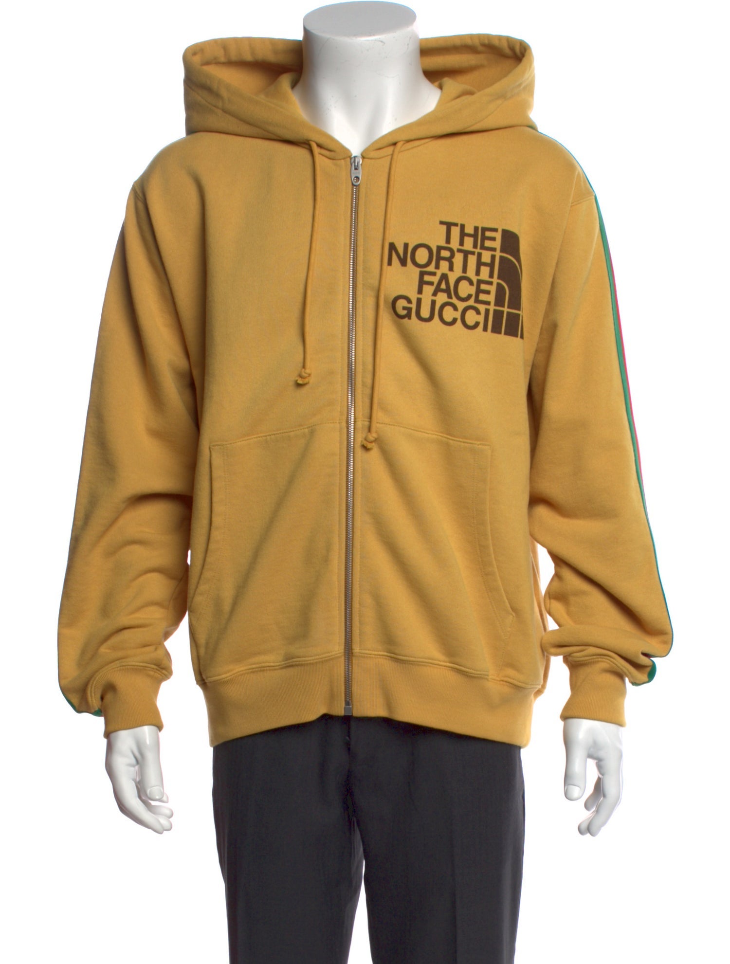 The North Face x Gucci Web Accent Graphic Print Cardigan