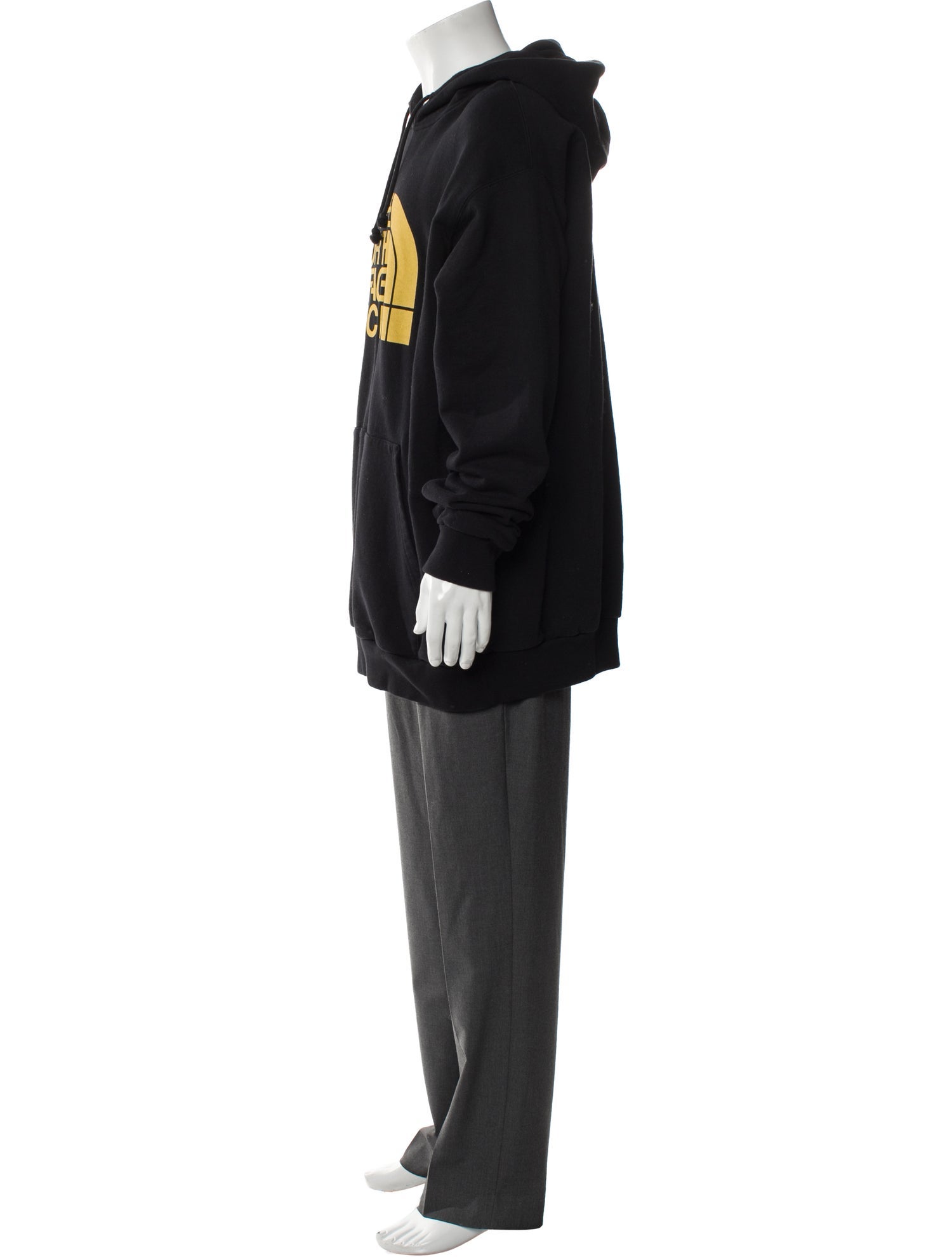 The North Face x Gucci Graphic Print V-Neck Hoodie