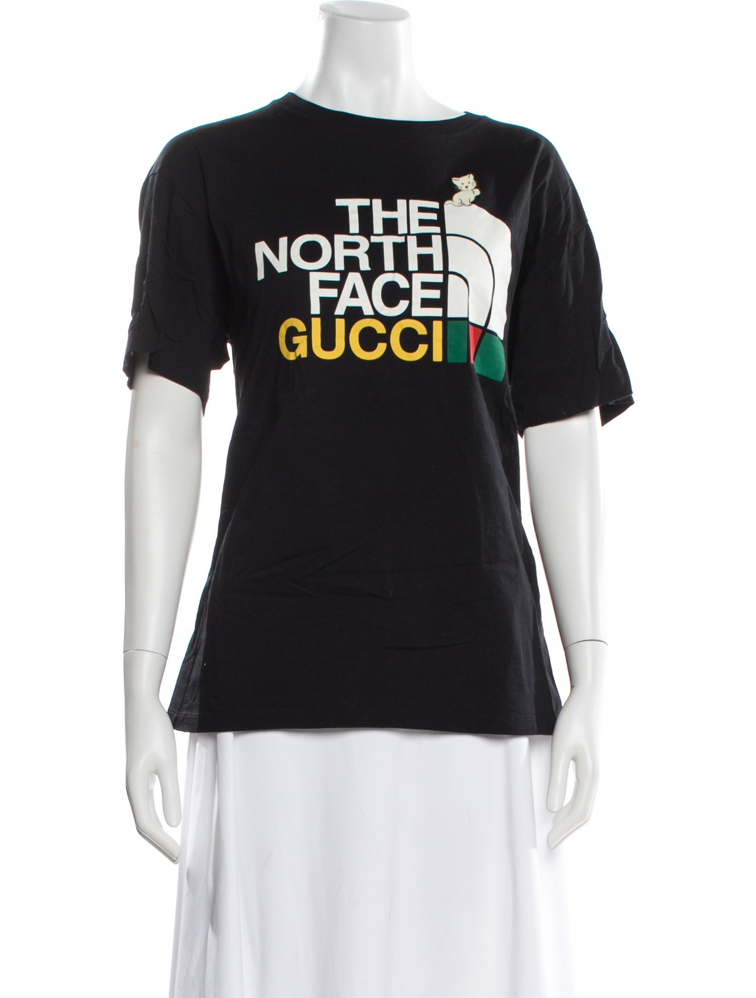 The North Face x Gucci 2021 Web Accent Graphic Print T-Shirt T-Shirt