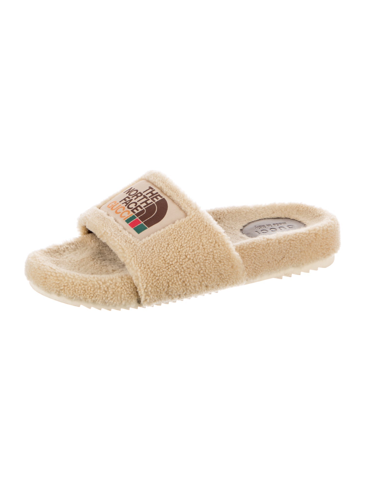 The North Face x Gucci 2021-2022 Shearling Slides