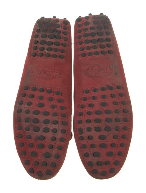 Tod's Suede Bow Accents Moccasins