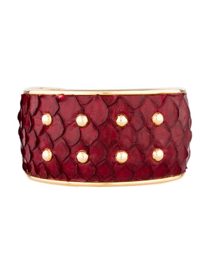 Tod's Snakeskin Cuff