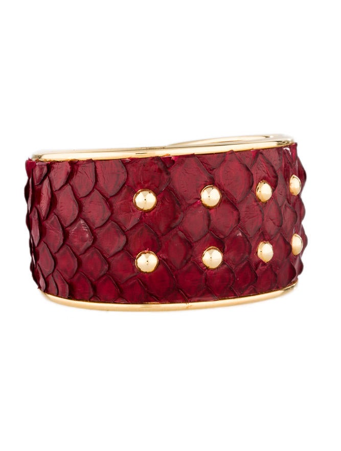 Tod's Snakeskin Cuff