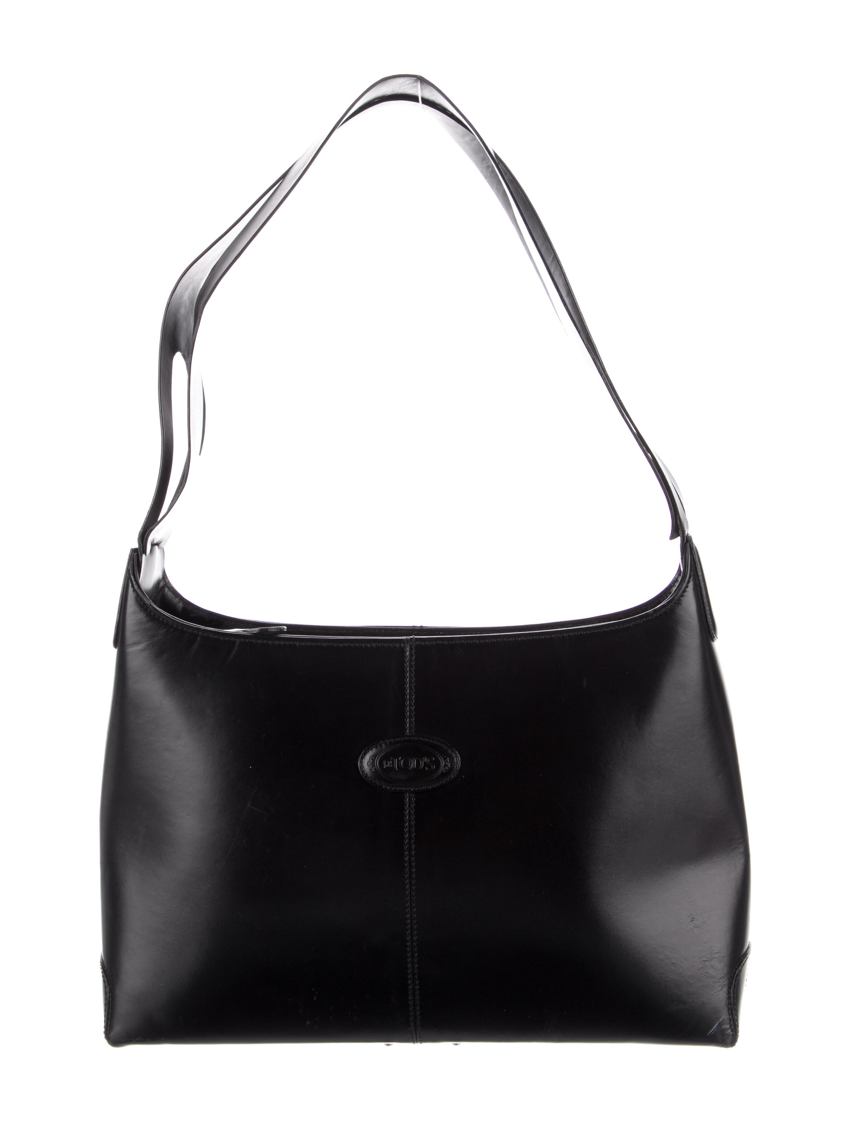 Salvatore Ferragamo Nylon LeatherTrimmed Shoulder Bag Brown Shoulder