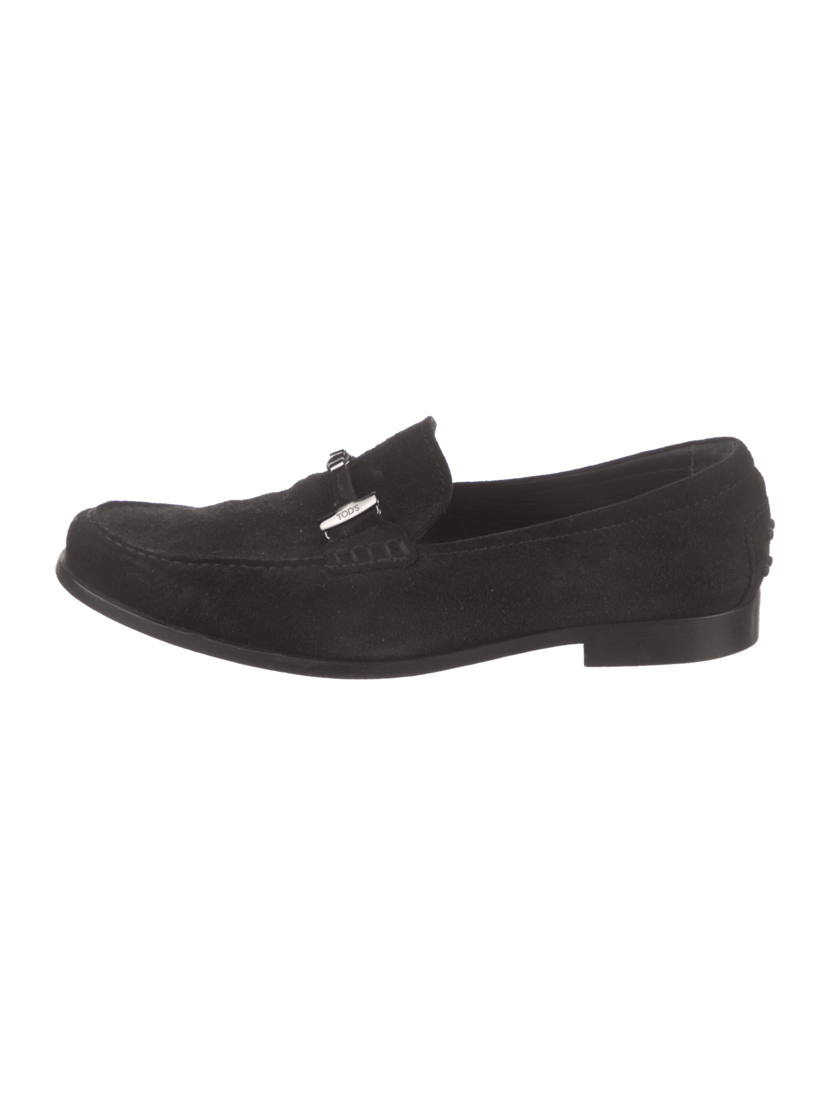 tod's suede loafers womens