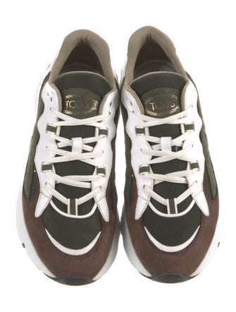 Tod's Suede Printed Athletic Sneakers