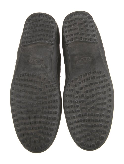 Tod's Suede Fur Trim Lace-Up Boots