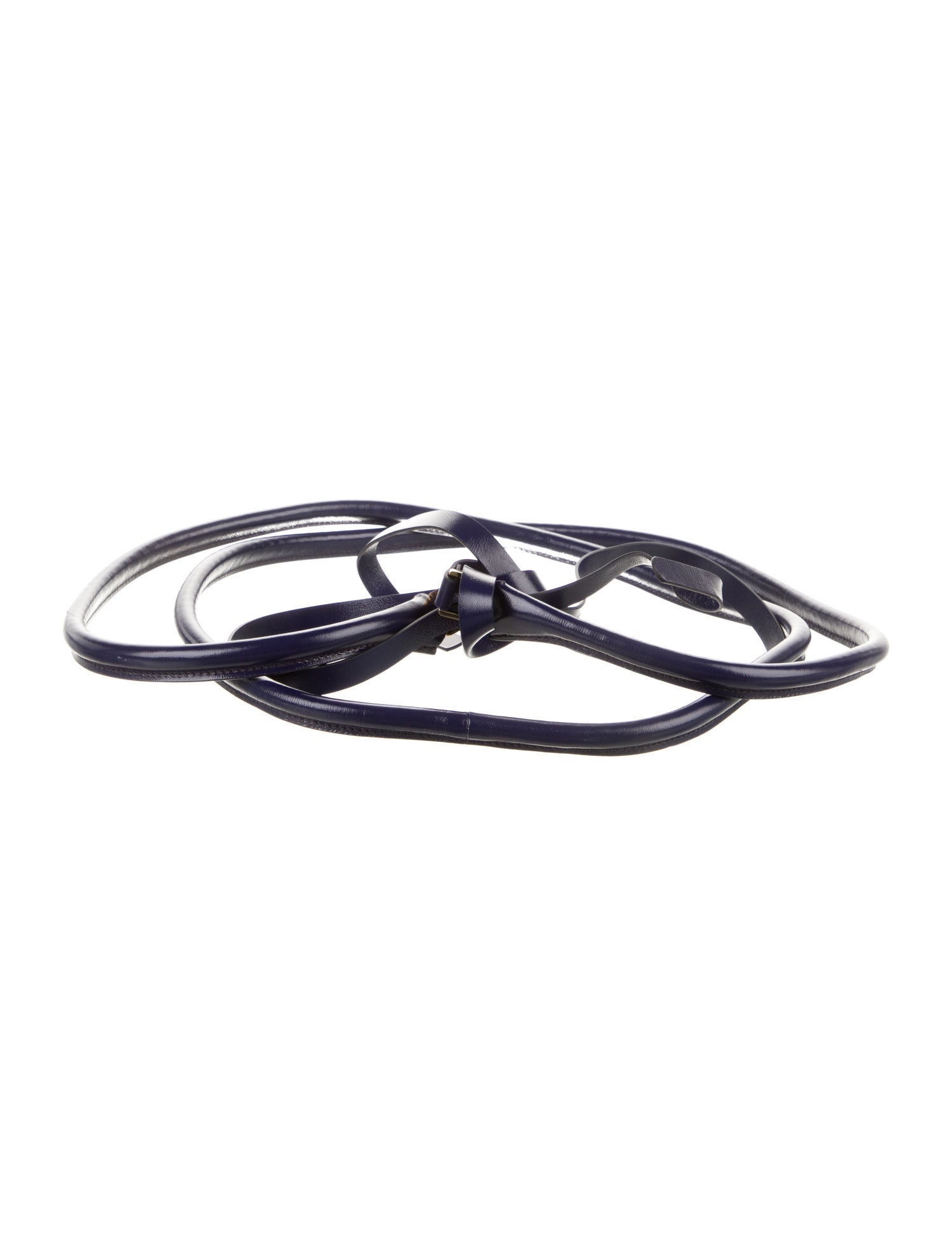 Tod's Skinny Leather Waist Belt