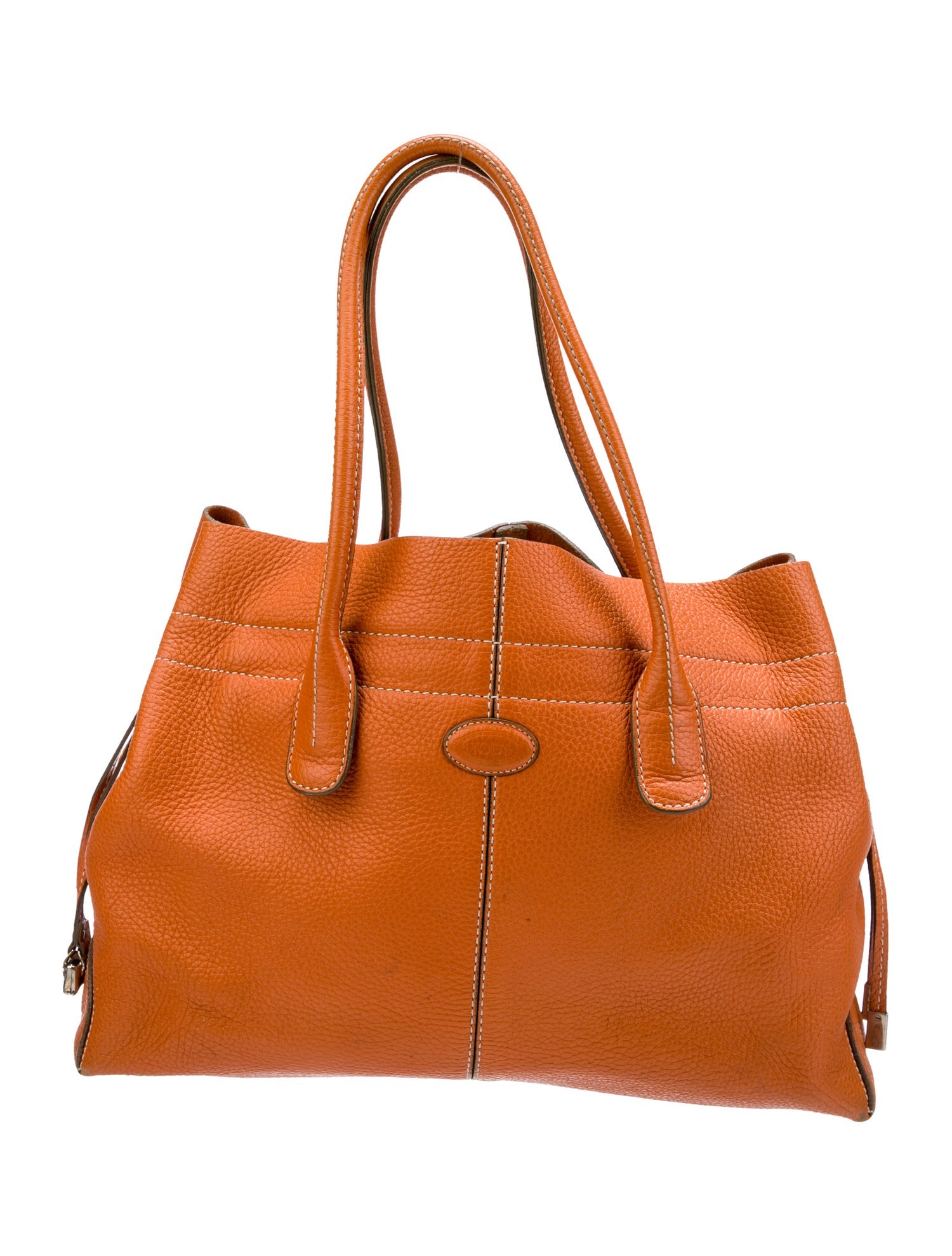 Tod's Large Leather Shoulder Bag Brown Shoulder Bags, Handbags