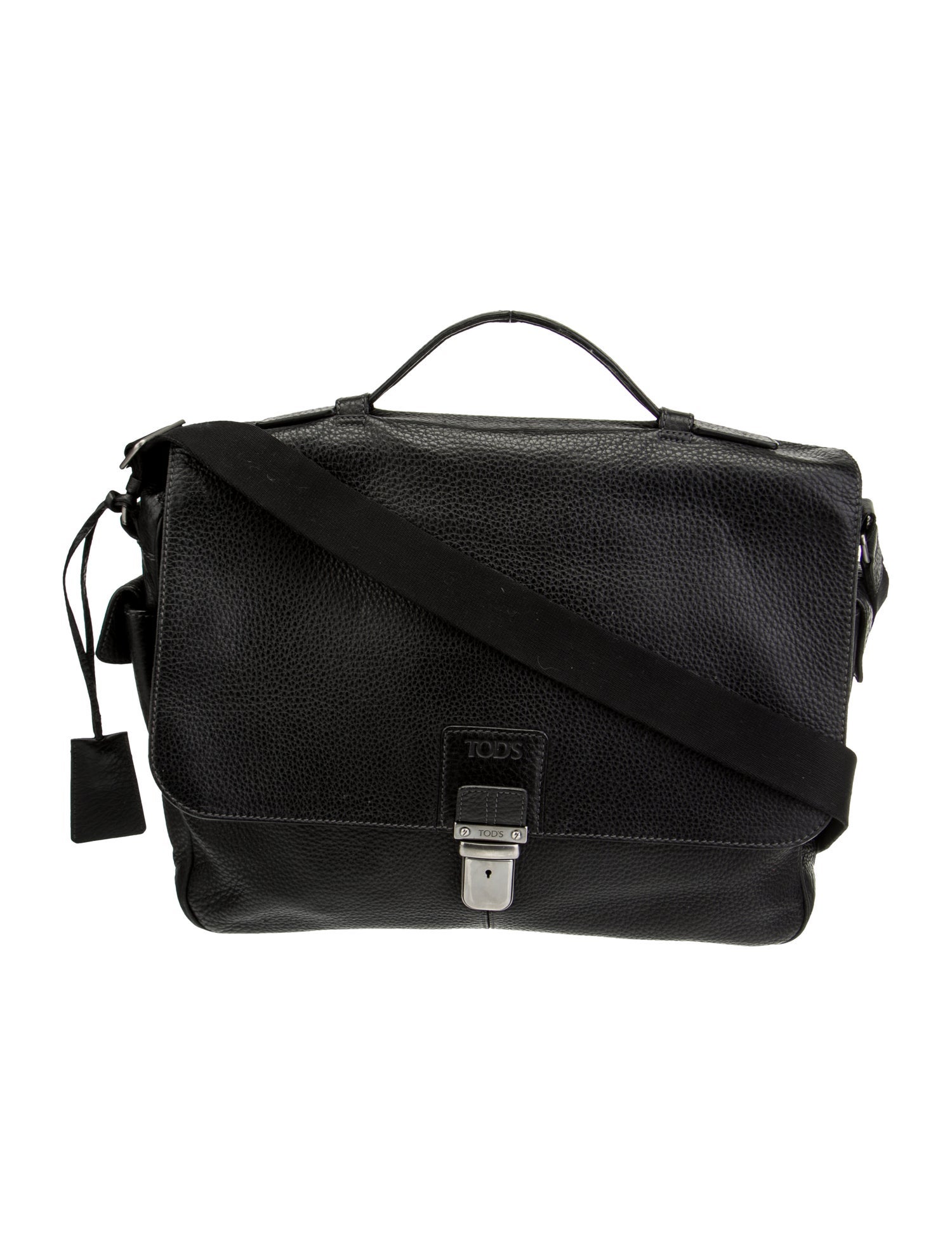 Tod's Leather Messenger Bag Black Messenger Bags, Bags TOD143564