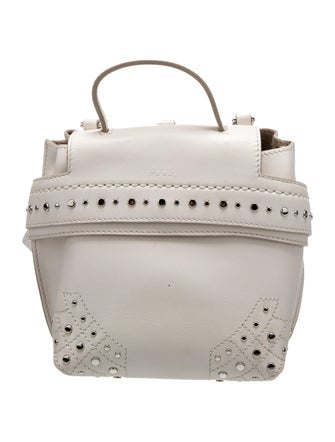 Tod's Studded Leather Backpack