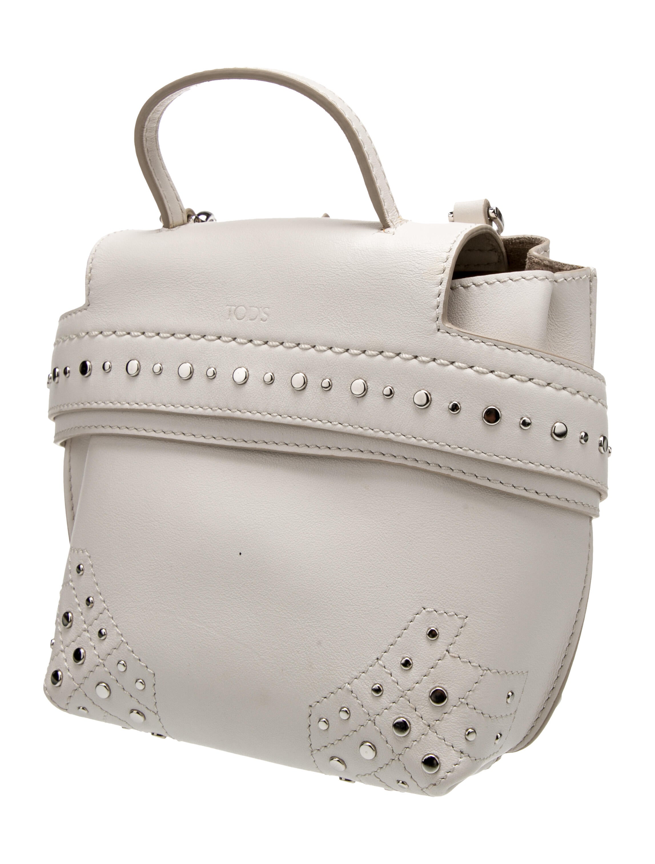 Tod's Studded Leather Backpack