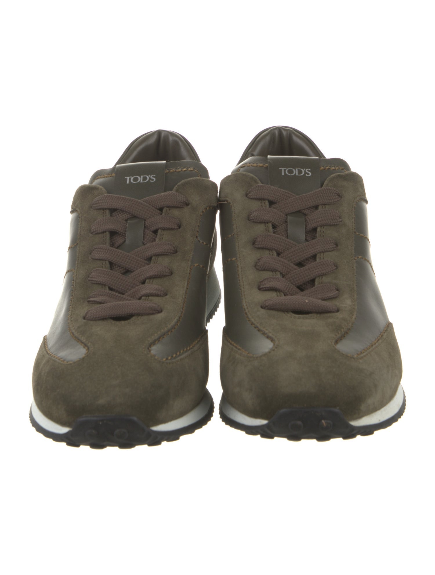 Tod's Suede Sneakers - Green Sneakers, Shoes - TOD150510 | The RealReal